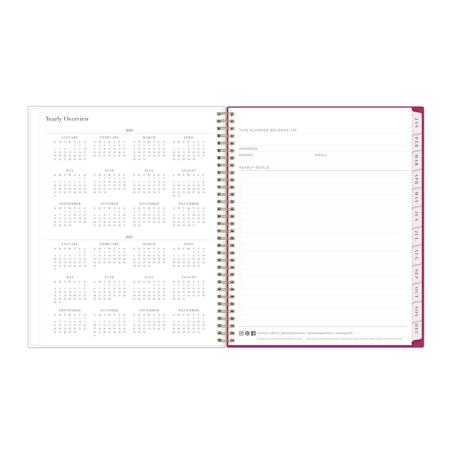 2026 2027 reference calendar overview