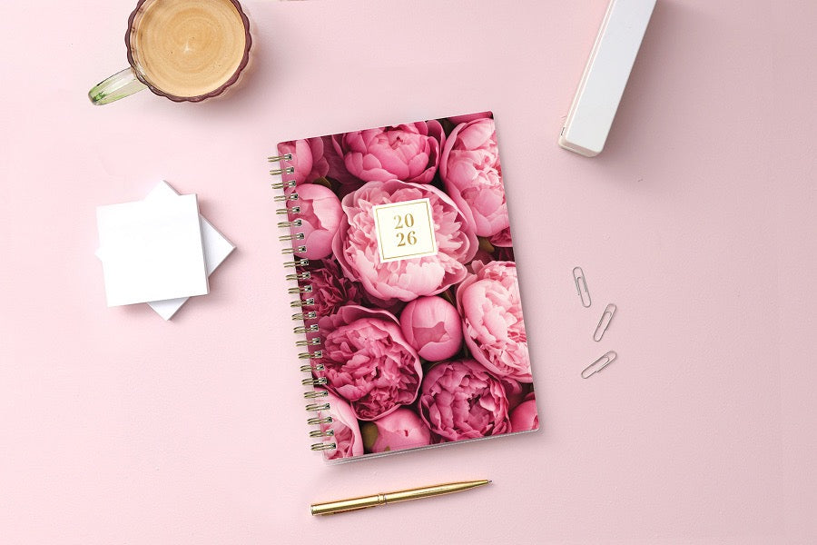 Bouquet 2026 Weekly Monthly 5x8 Rach Parcell for Blue Sky Planning Calendar