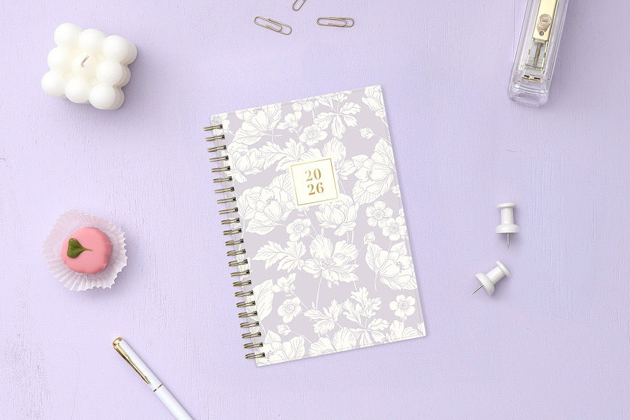 Sunlita Lilac 2026 Weekly Monthly 5x8 Rach Parcell for Blue Sky Planning Calendar
