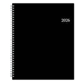 2026 weekly planner, black color