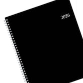 2026 planner featuring black back cover in 8x10 planner notes format weekly