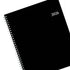 2026 planner featuring black back cover in 8x10 planner notes format weekly
