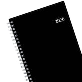 2026 weekly planner, black color