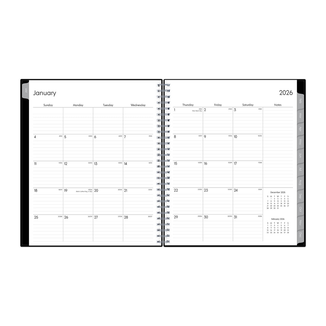 Professional 2026 Monthly 8x10 Planning Calendar