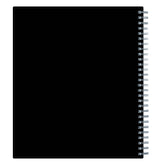 2026 planner featuring black back cover in 8x10 planner notes format weekly