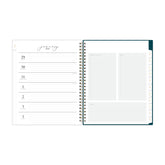 The new and improved Life Note It 2026 weekly planner features a weekly spread with clean white writing space, to do list, goals, and notes section for every important detail needed for planning a successful week in a 7x9 planner size