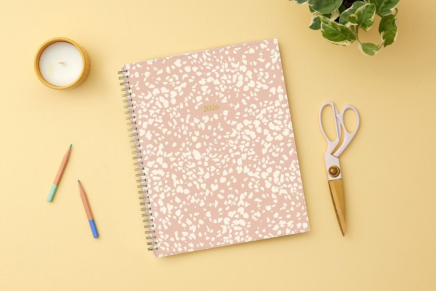 Bengala Desert Rose 2026 Weekly Monthly 8.5x11 Planning Calendar - The Every Girl