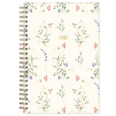 Floral-patterned planner with &