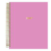 magenta planner with &