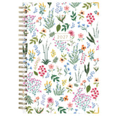 floral front cover on this 2027 planner in 5x8 size