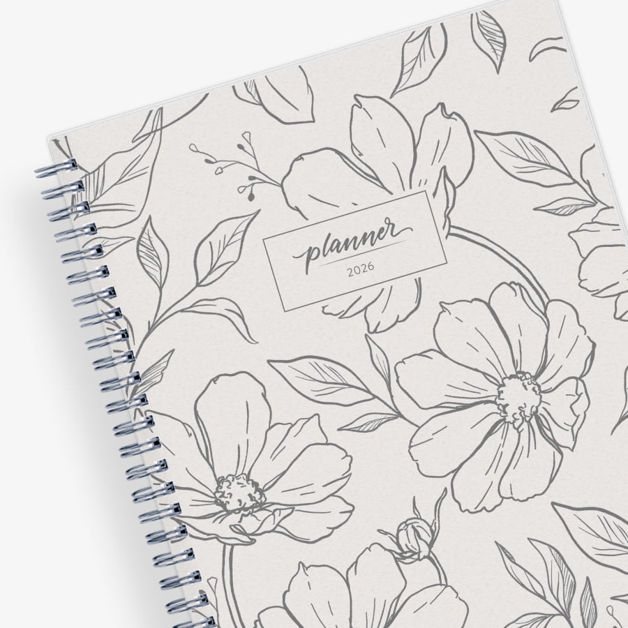 Wren 2026 Weekly Monthly 7x9 Planning Calendar