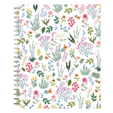 floral front cover on this 2027 planner in 8.5x11 size