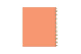 rosie front cover on this 2025-2026 daily planner in 8x10 size and orange back cover