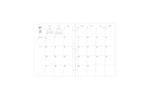 2025-2026 monthly spread featuring ample writing space, boxes for each day, notes section, and top priorities