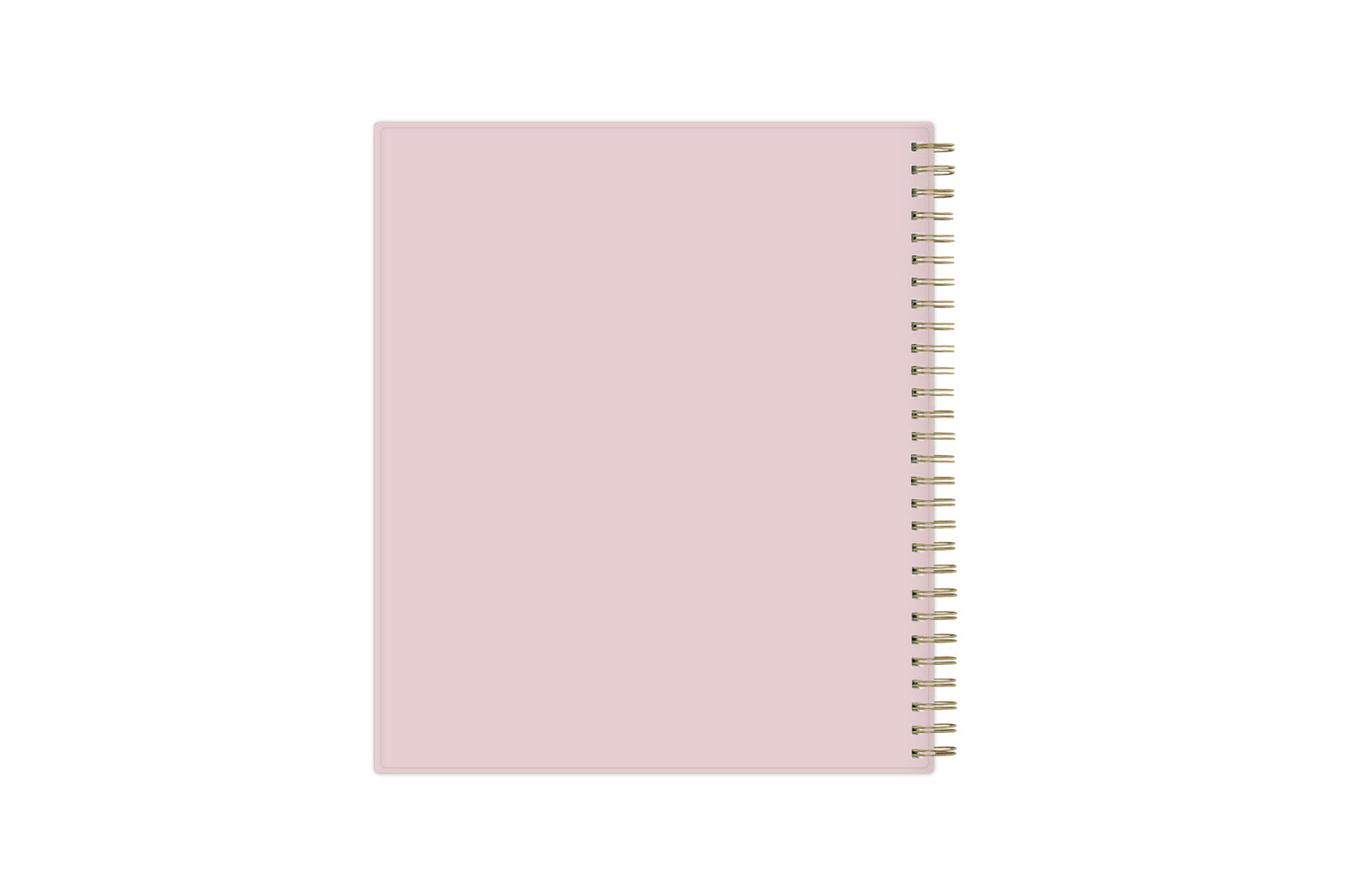 8x10 daily academic planner with blush back cover