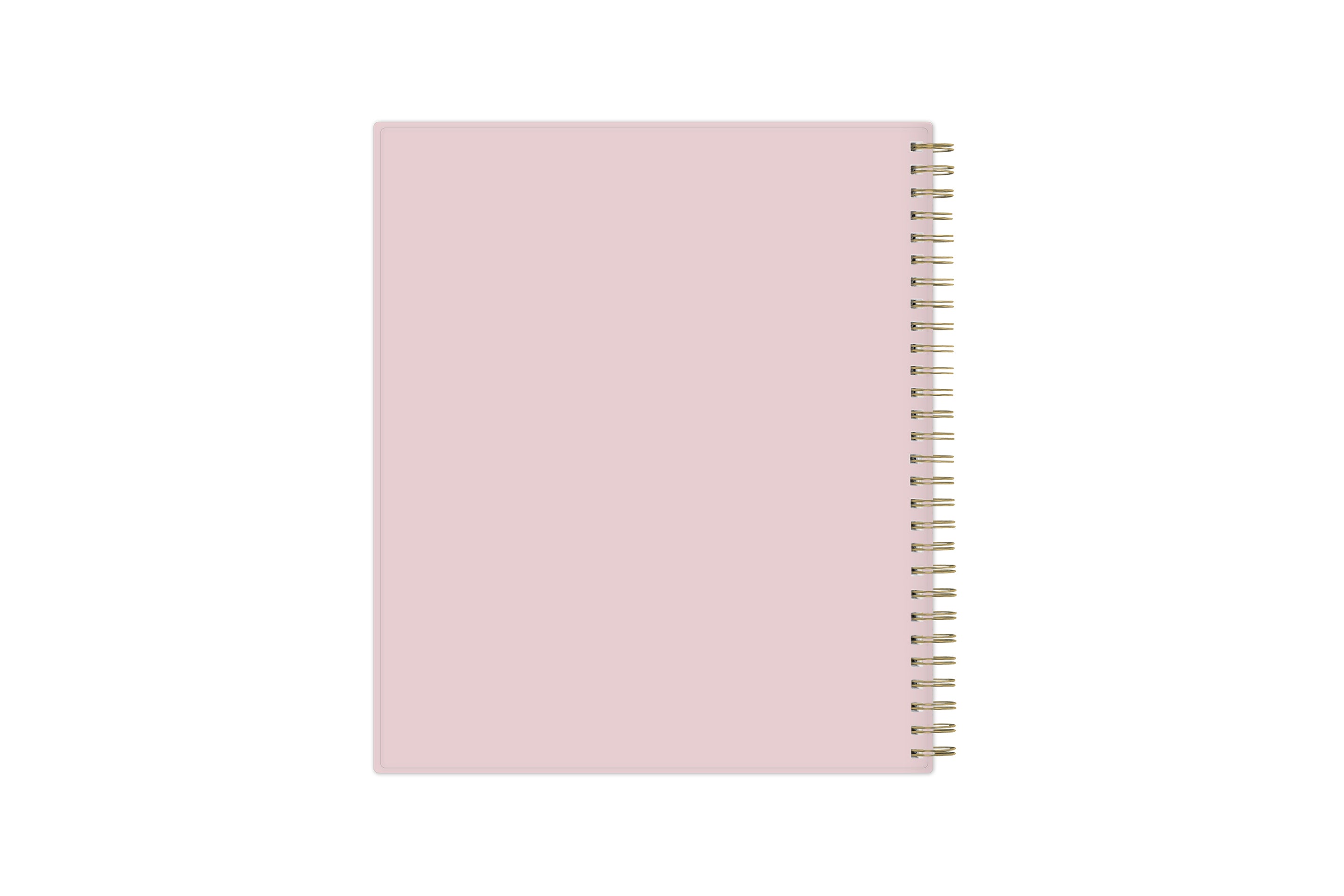 8x10 daily academic planner with blush back cover