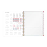 yearly overview of 2026 and 2027 with sticker sheet, storage pocket