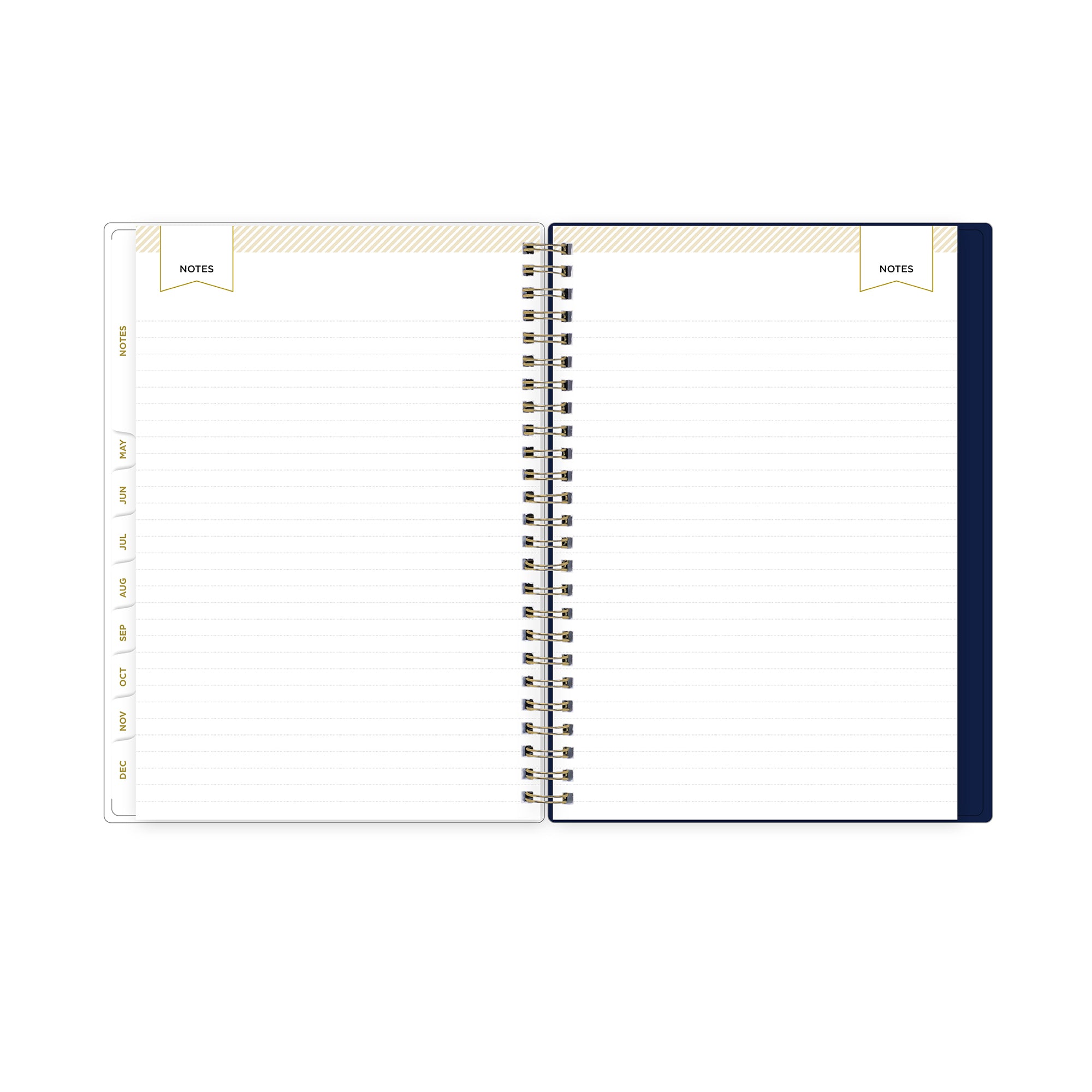 lined notes pages