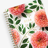 Floral design notebook with &