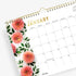 2026 floral wall calendar january to december 