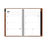 january to december 2026 year weekly monthly planner with both blank and linked writing space