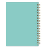 light blue/teal back cover on this planner