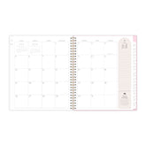 monthly spread on this 8.5x11 planner featuring august 2026 blank writing space, lined noes section.