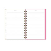 lined notes section with white monthly tabs