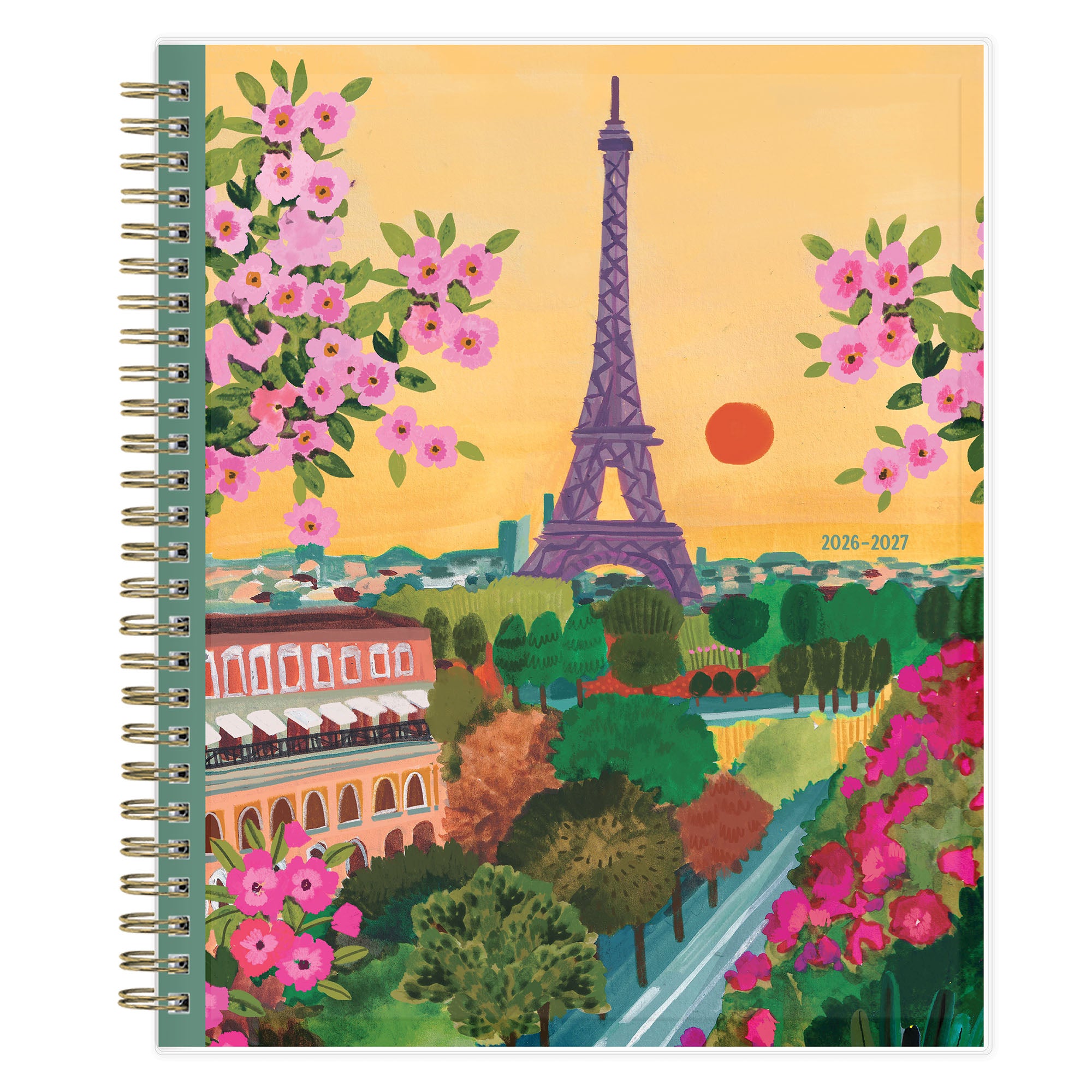 Rooftops in Paris 2026-2027 Weekly 15-Month 7x9 Planning Calender
