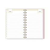 lined notes pages on this pocket planner