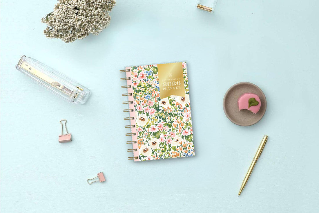 Ashley Cottage 2026 Weekly Monthly 3.625x6.125 Planning Calendar - Day Designer