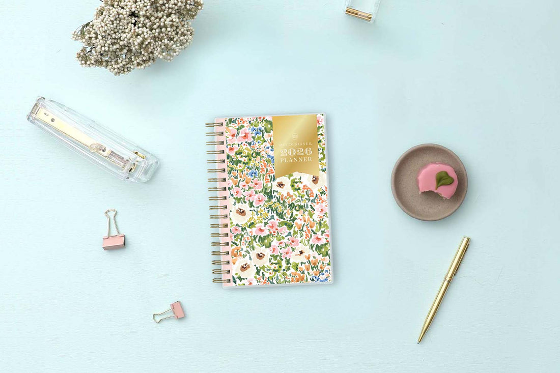 Ashley Cottage 2026 Weekly Monthly 3.625x6.125 Planning Calendar - Day Designer