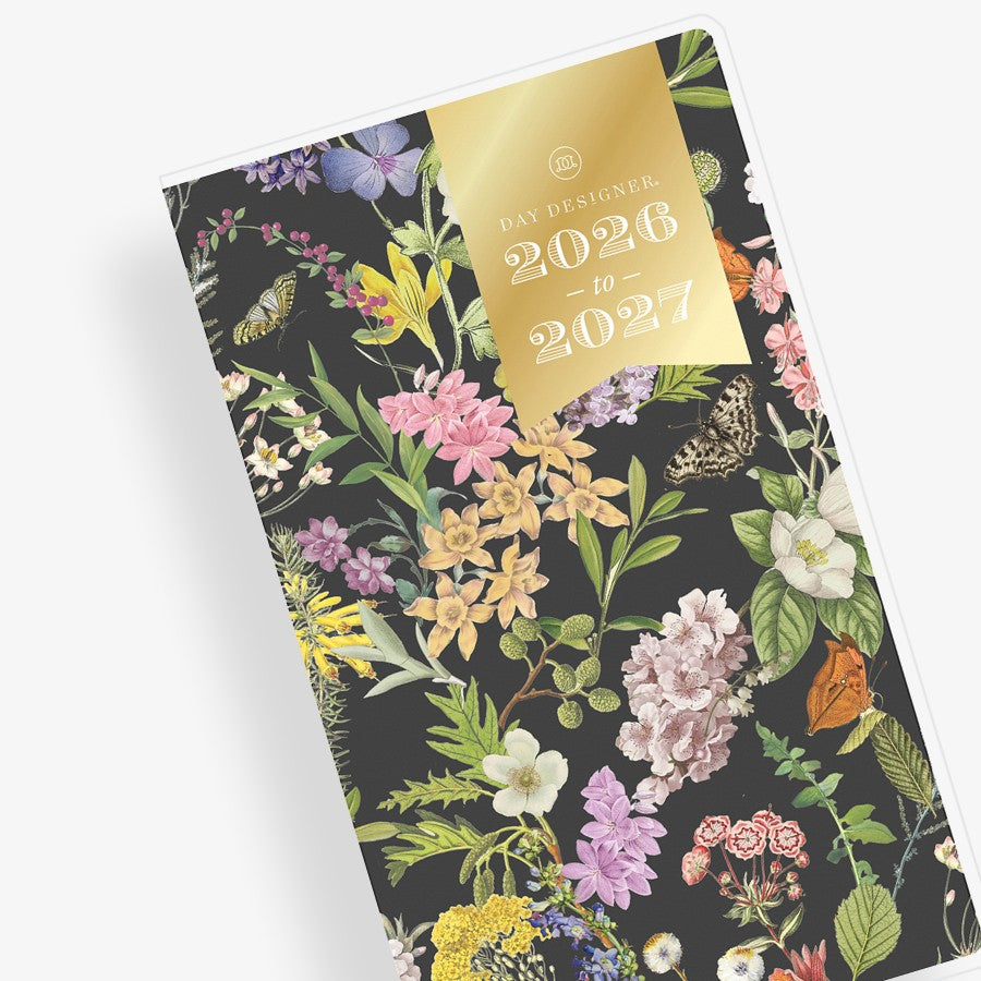 Butterfly Garden 2026 Monthly 3.625x6.125 Planning Calendar - Day Designer 24 Months