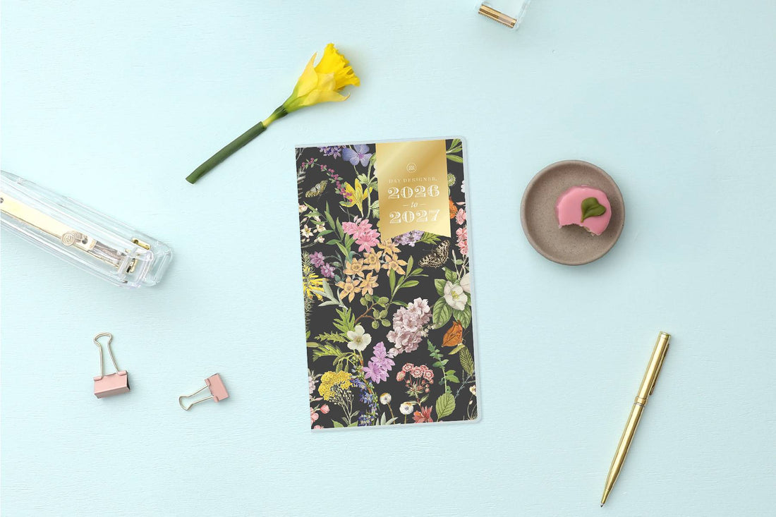 Butterfly Garden 2026 Monthly 3.625x6.125 Planning Calendar - Day Designer 24 Months