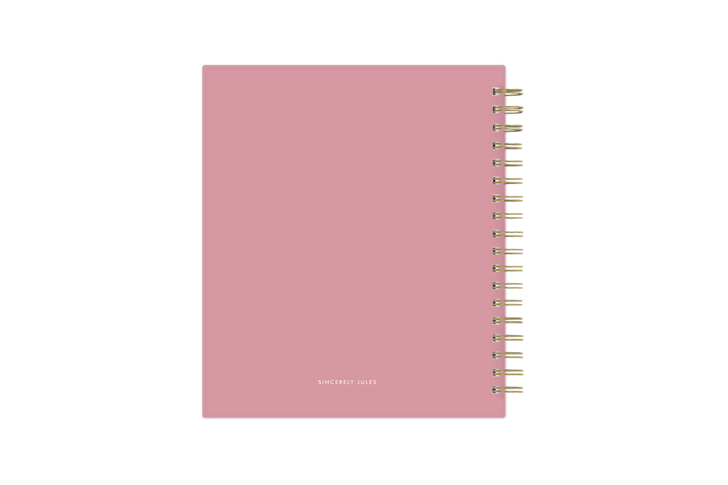 solid pink back cover on this 2026-2027 planner