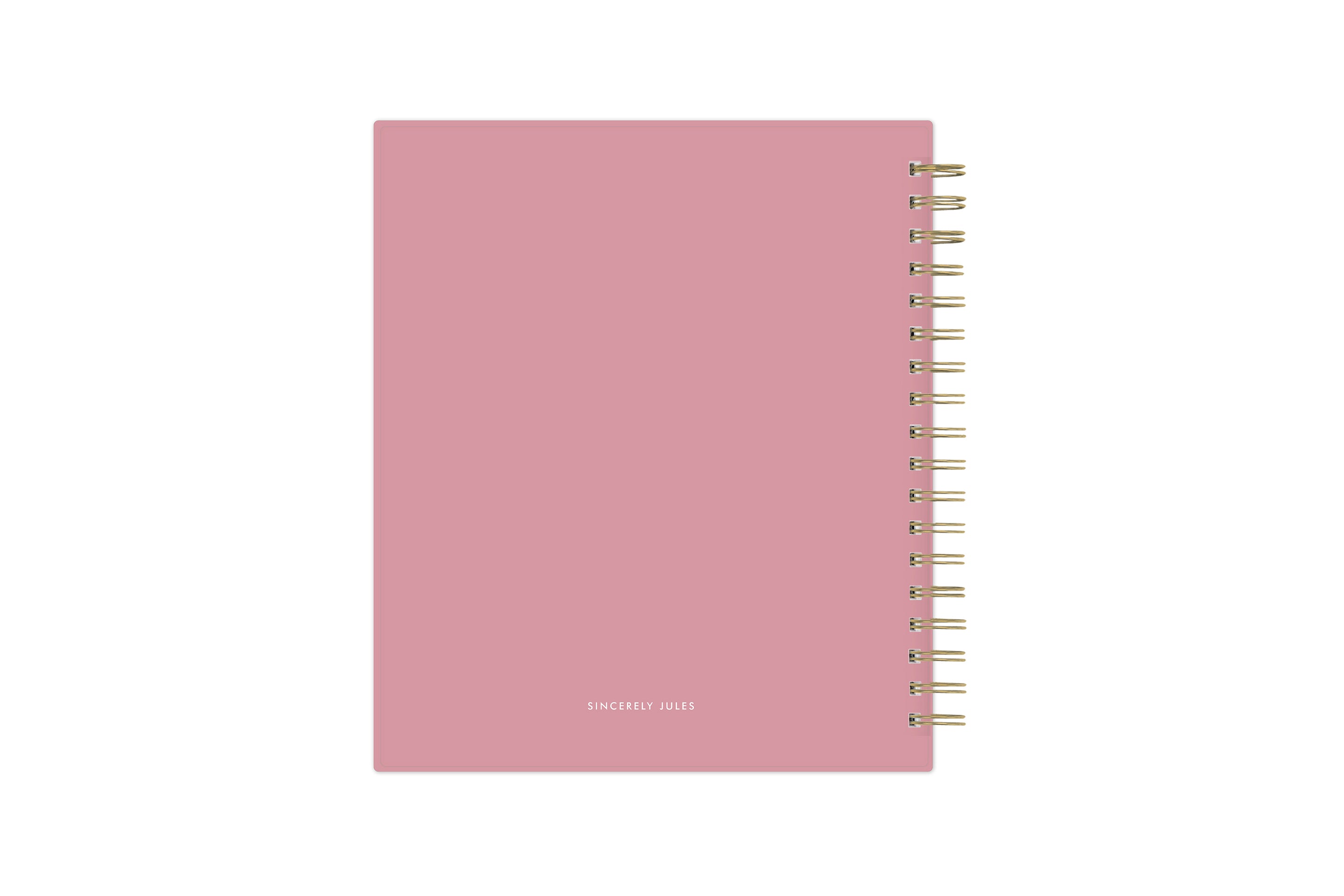 solid pink back cover on this 2026-2027 planner