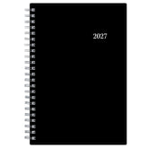 2027 weekly planner, black color 5x8 planner size