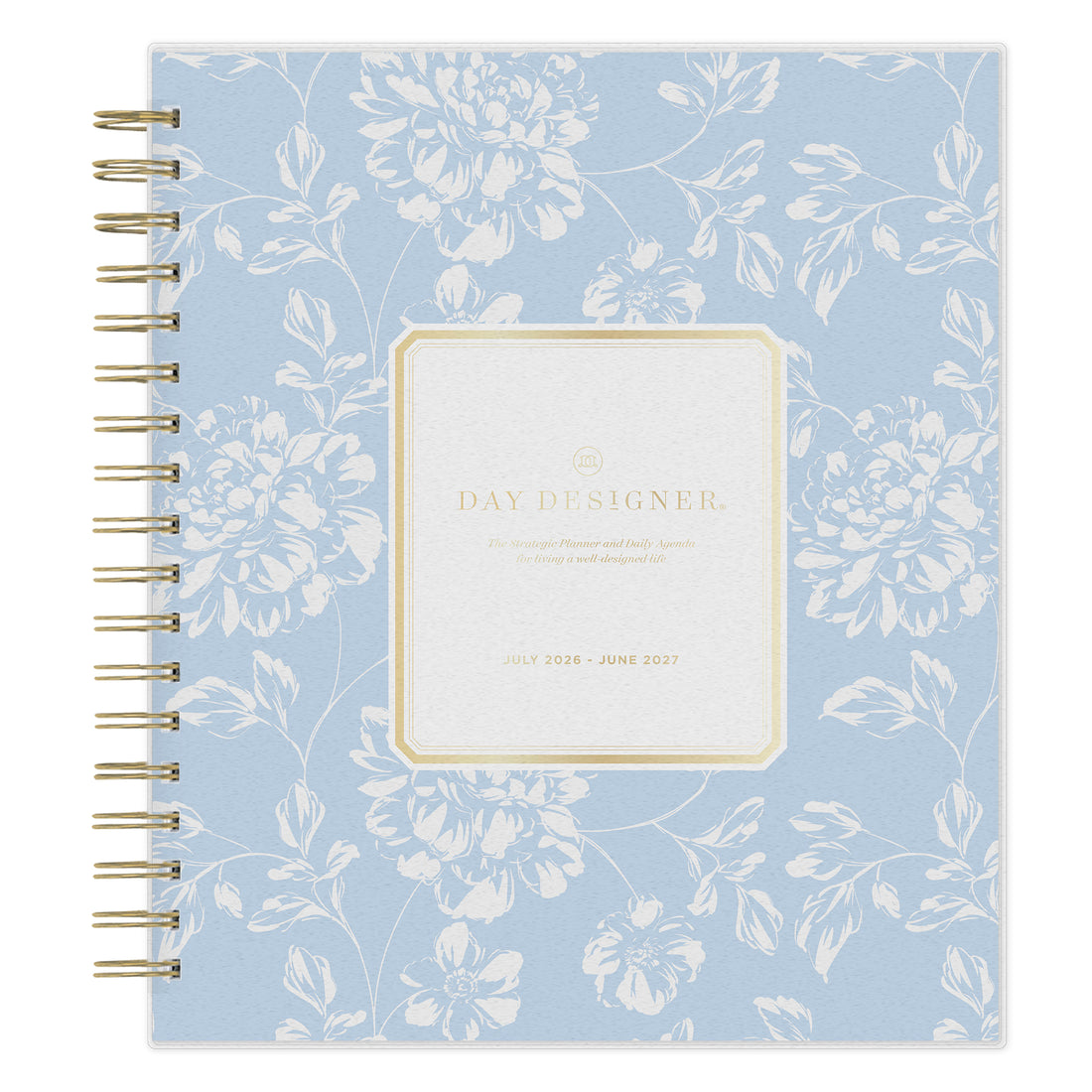 Annabel Periwinkle 2026-2027 Daily 8x10 Day Designer for Blue Sky Planning Calendar