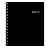 2027 planner featuring black front cover in 8x10 planner notes format weekly