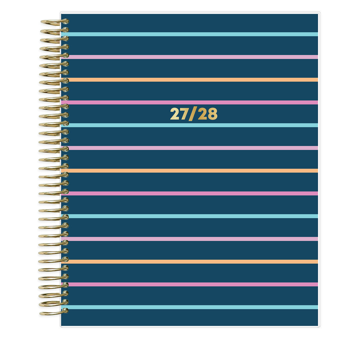 Lindana Dark 2027-2028 Monthly 7x9 LiveWell™ 24-Months Planning Calendar