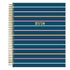striped rainbow planner with &