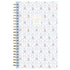5x8 planner with bow pattern and floral accents on a white background for 2027