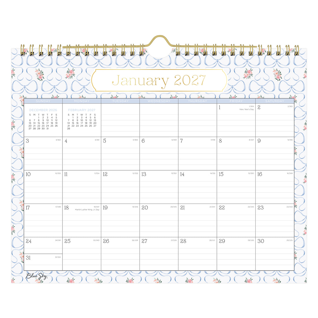 Elenora 2027 Wall Calendar 11x8.75