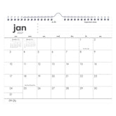 january 2027-December 2027 wall calendar in 11x8.75 size blank writing space and reference calendars