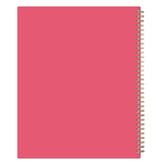 Apple Sketch 2026-2027 teacher lesson planner back cover with coral back cover design
