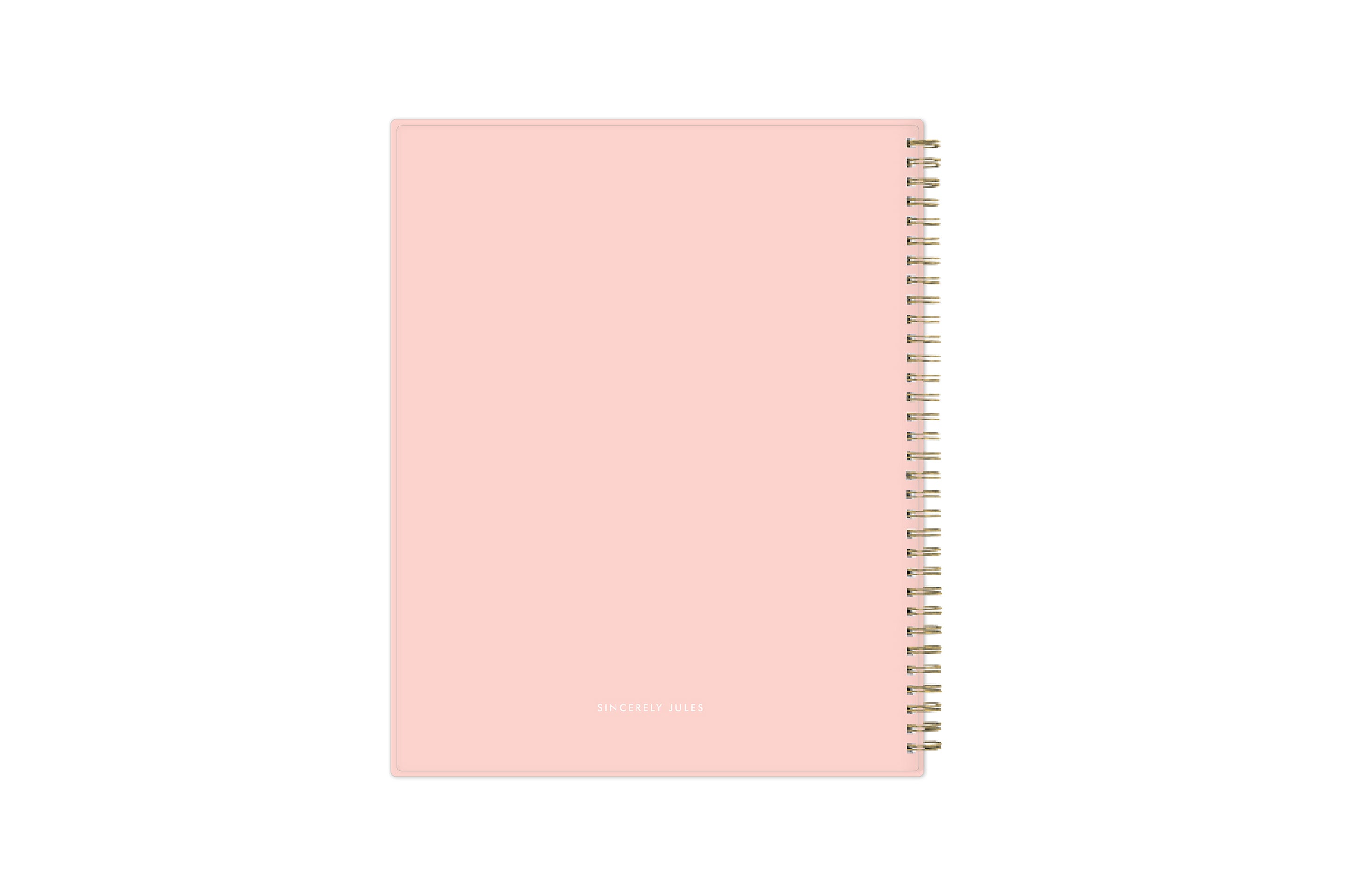 blush back cover on this 8.5x11 planner