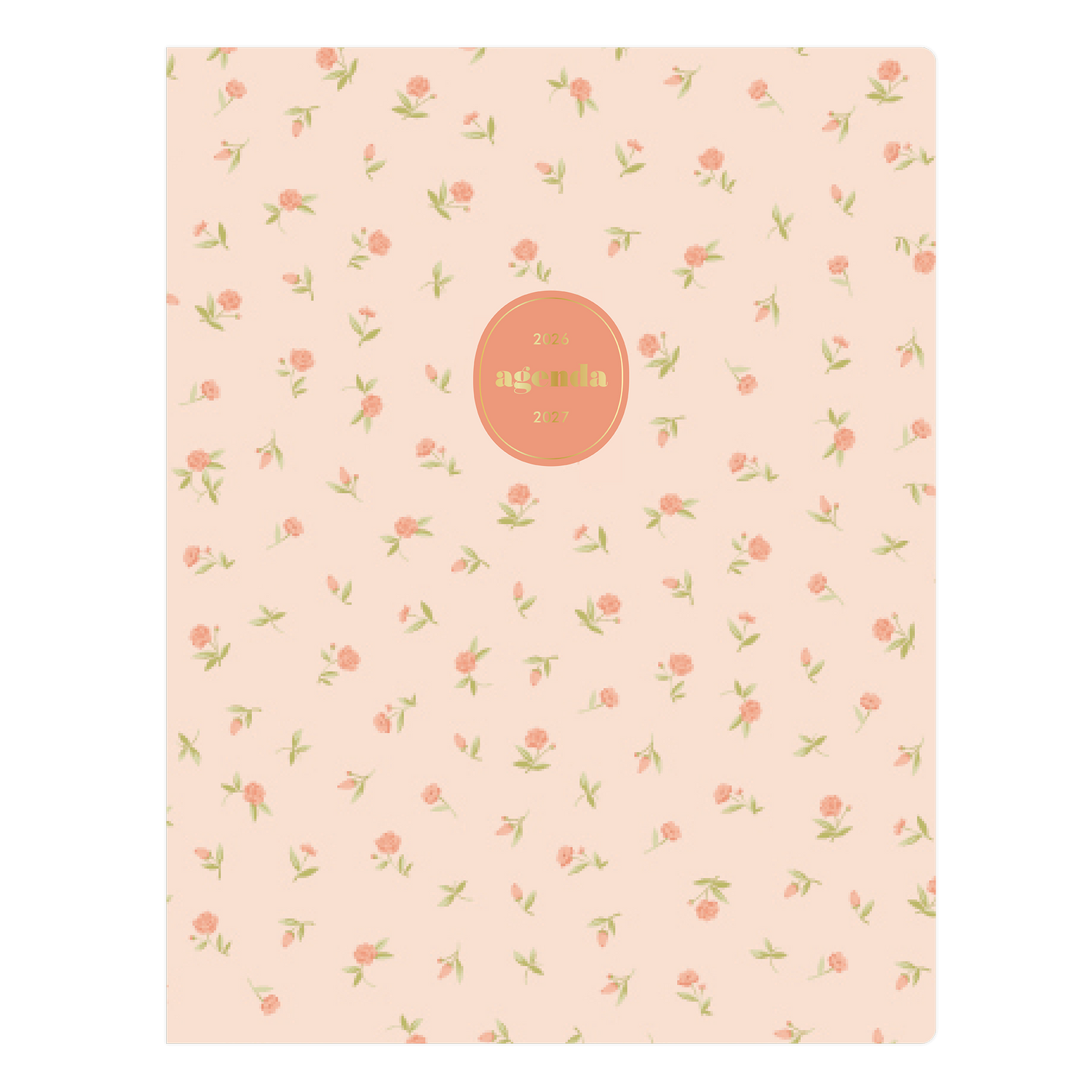 Floral patterned roses for 2027-2027 planner