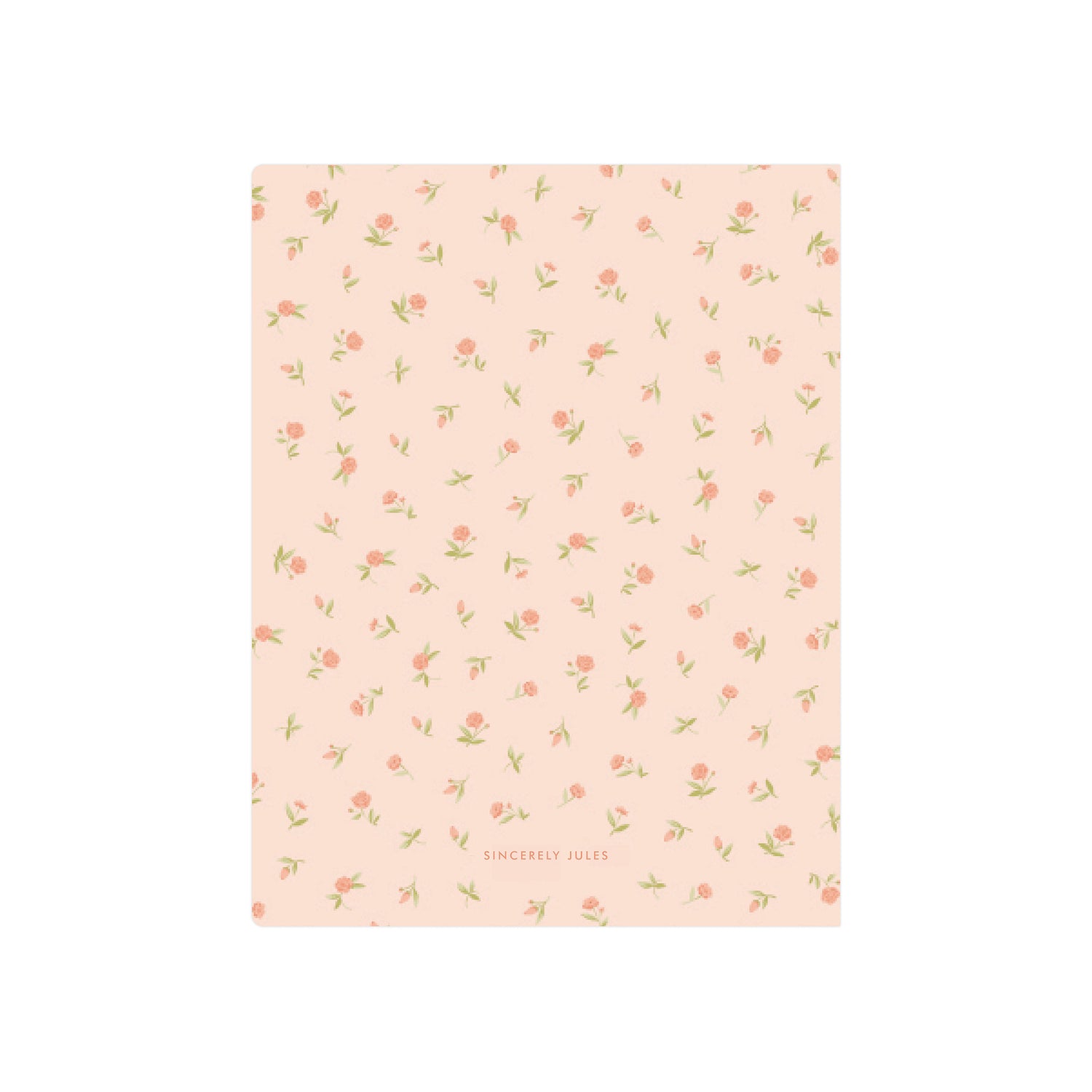 Floral patterned roses for 2027-2027 planner back cover