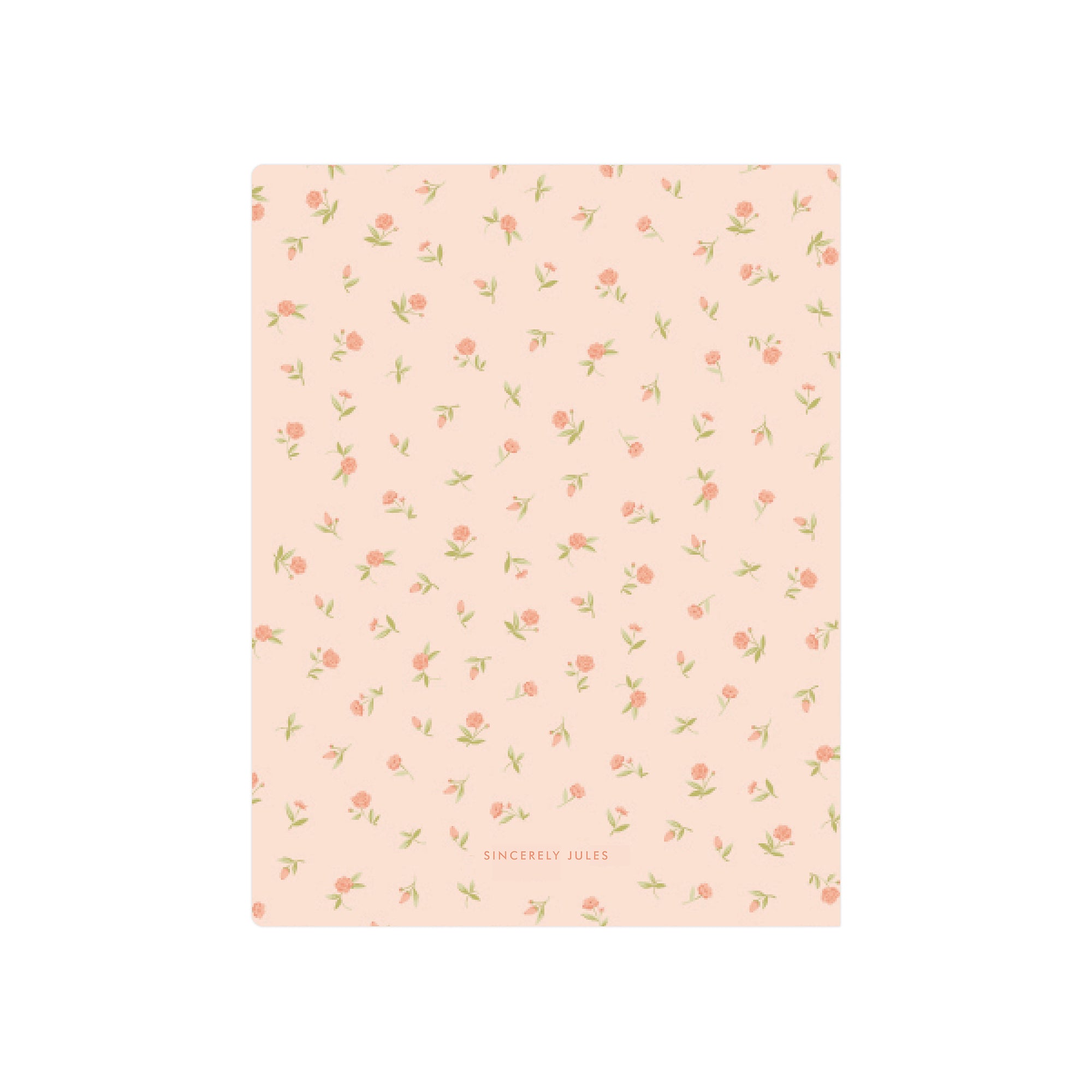 Floral patterned roses for 2027-2027 planner back cover