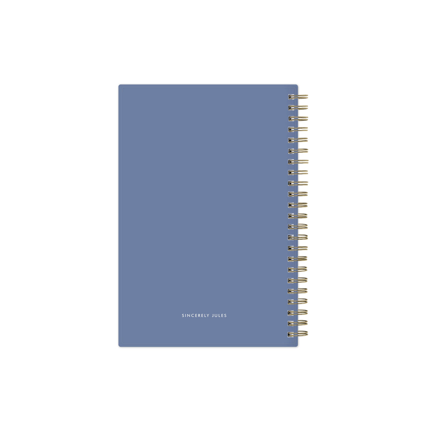 blue back cover and gold twin wirebound on this 2026-2027 planner